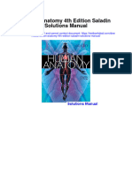 Instant Download Human Anatomy 4th Edition Saladin Solutions Manual PDF Full Chapter