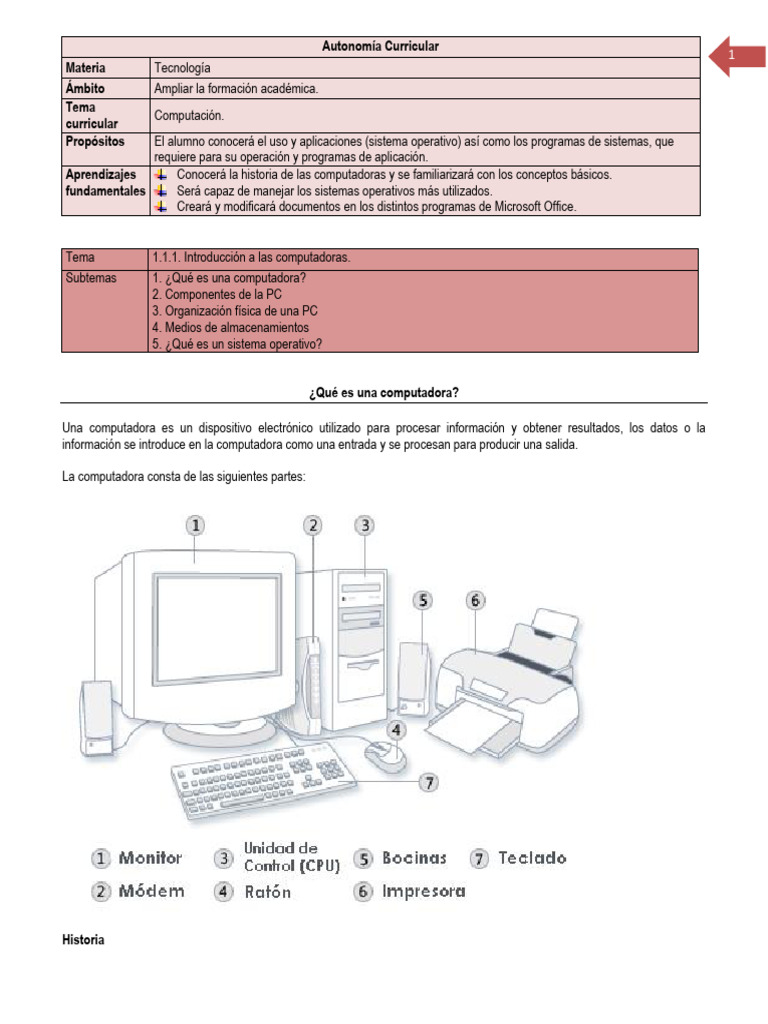 TECNOLOGÍA 3 Cuadernillo Alumno | PDF | Hardware de la computadora ...