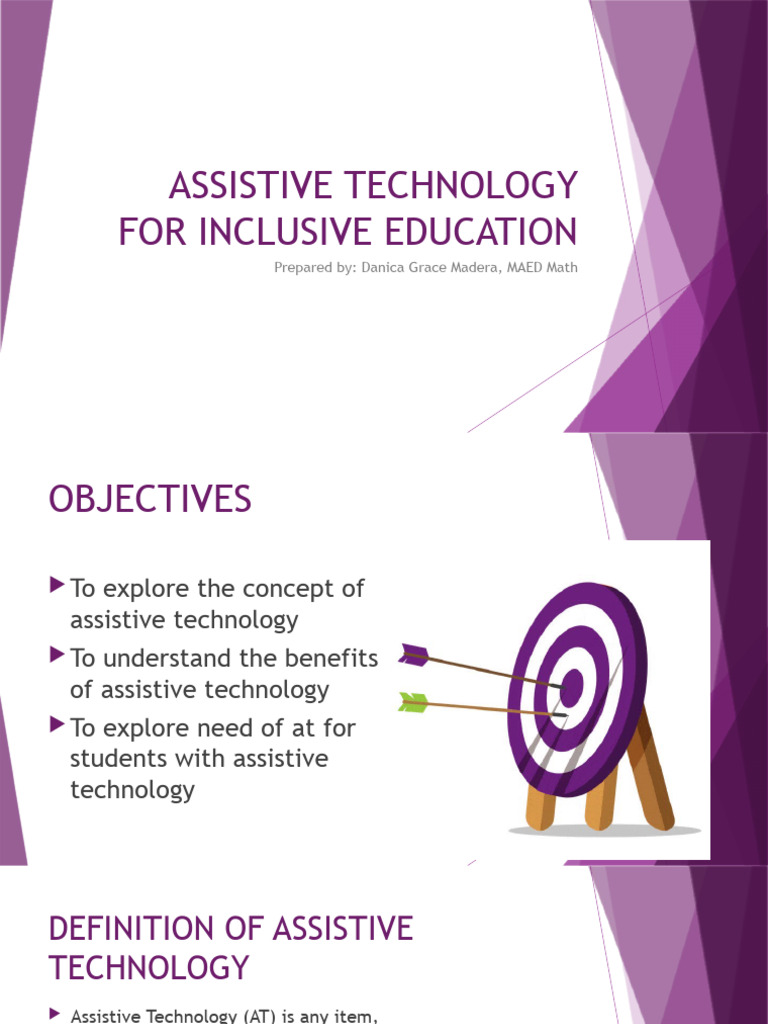 Assistive Technology For Inclusive Education Pdf