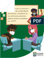 Alternativas - Promoción - Prevención - Salud - Mental - Docentes - Estudiantes - Instituciones - Educativas - Públicas - Durante - Pandemia - Covid-19