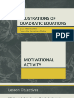 Illustrations of Quadratic Equations