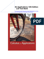 Instant Download Calculus With Applications 10th Edition Lial Test Bank PDF Full Chapter