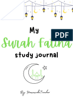 Surah Fatiha: Study Journal