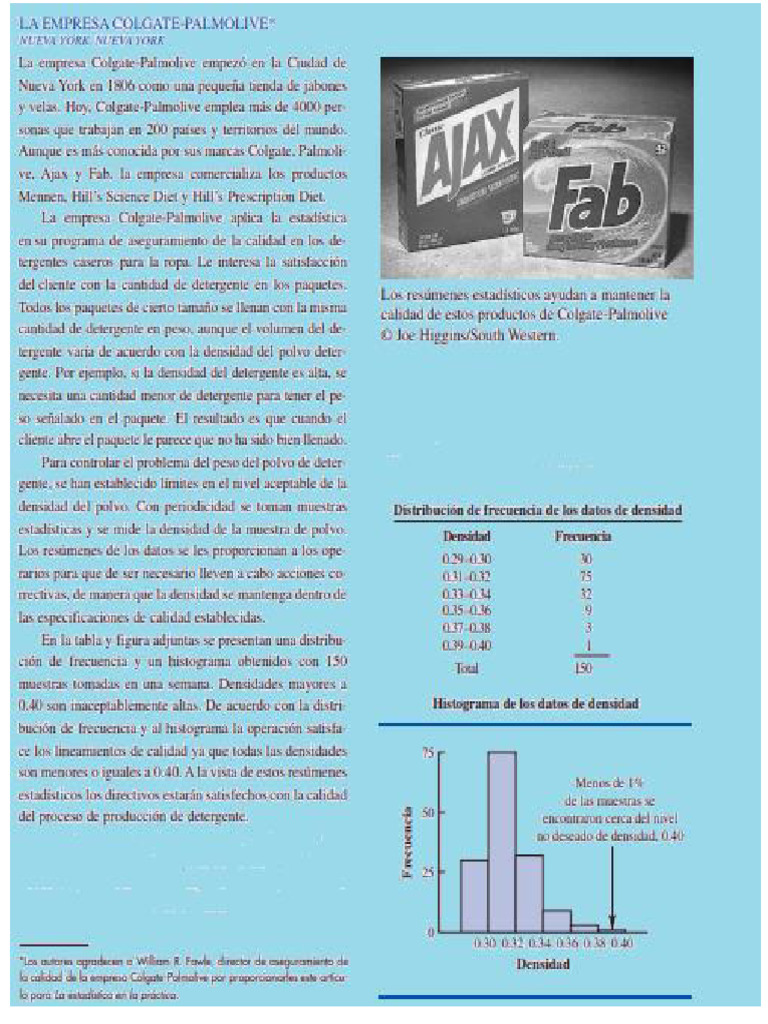 Ejemplo Colgate Palmolive | PDF