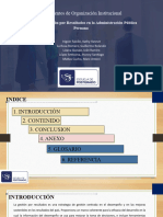 Instrumentos de Organización Institucional: Modelo de Gestión Por Resultados en La Administración Pública Peruana