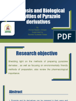 Synthesis and Biological Activities of Pyrazole Derivatives احمد باسم جلوب