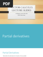 Vector Calculus Lecture Slides