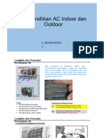 Membersihkan AC Indoor Dan Outdoor