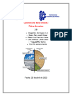 Cuestionario Unidad 3 Física de Suelos