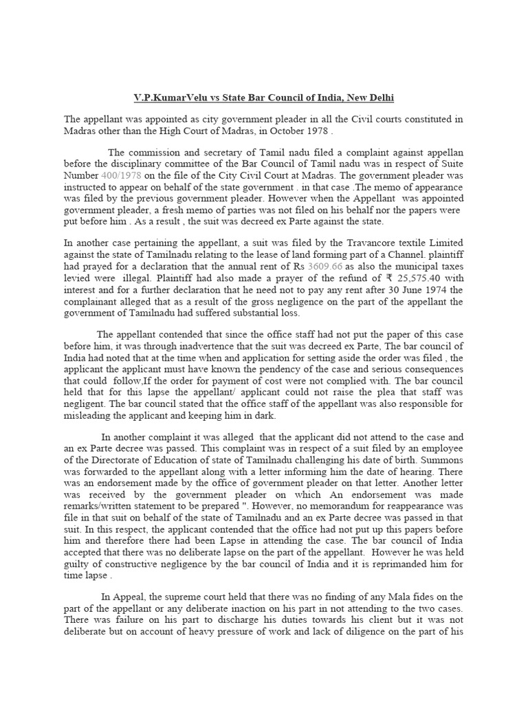 What Is State Bar Council Of India