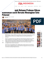 Sandy Tumiwa Ajak Relawan Prabowo Gibran Kalimantan Barat Bersatu Menangkan Satu Putaran! - FEM Indonesia