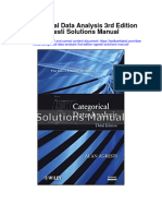 Instant Download Categorical Data Analysis 3rd Edition Agresti Solutions Manual PDF Full Chapter