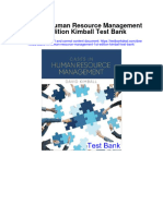 Instant Download Cases in Human Resource Management 1st Edition Kimball Test Bank PDF Full Chapter