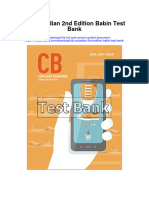 Instant Download CB Canadian 2nd Edition Babin Test Bank PDF Full Chapter