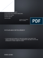 Objective: Sustainable Development Sustainable Development Indicators Intervention Areas Climate Change Case Studies