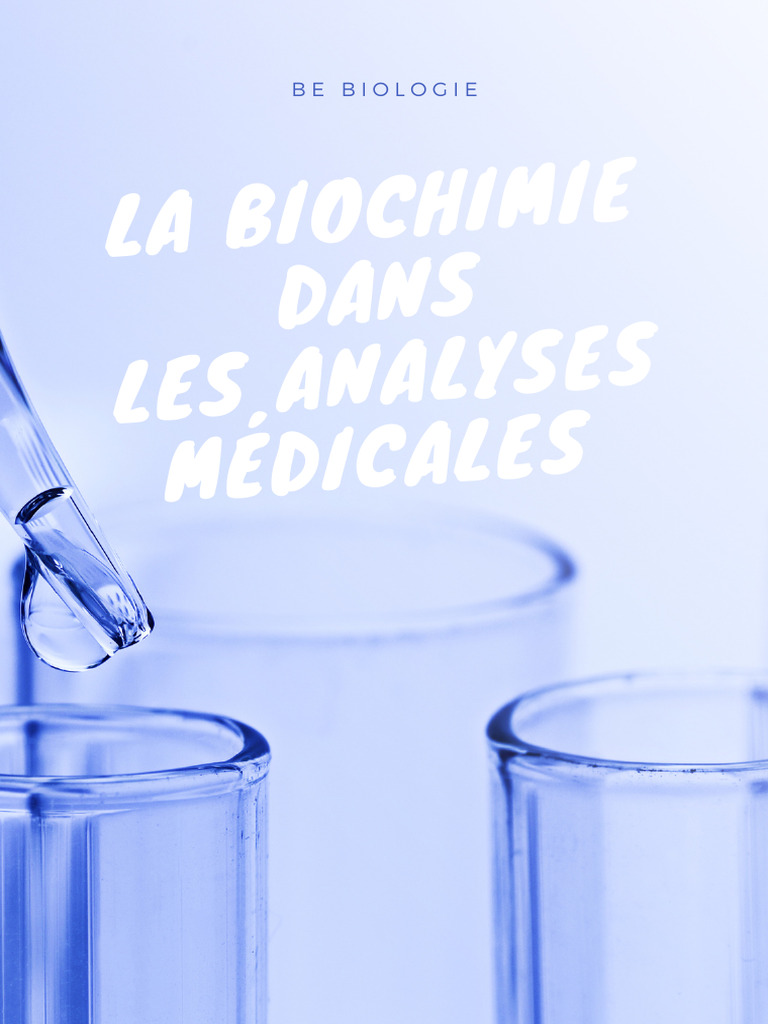 Prélèvements et analyses en biochimie | PDF | Cholestérol | Créatinine