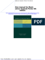 Full Download Solution Manual For Basic Econometrics Gujarati Porter 5th Edition PDF Full Chapter