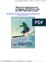 Full Download Solution Manual For Beginning and Intermediate Algebra 5th Edition Julie Miller Molly Oneill Nancy Hyde PDF Full Chapter