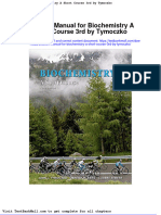 Full Download Solution Manual For Biochemistry A Short Course 3rd by Tymoczko PDF Full Chapter