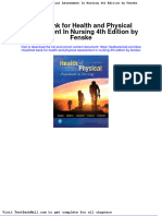 Full Download Test Bank For Health and Physical Assessment in Nursing 4th Edition by Fenske PDF Full Chapter