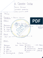 Process Costing and Inter Process Profit