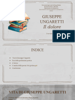 Giuseppe Ungaretti, Il Dolore