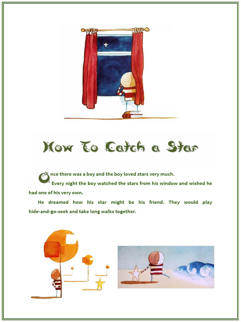 How To Catch A Star By Oliver Jeffers - Hardcover Children's Book, Good Condition