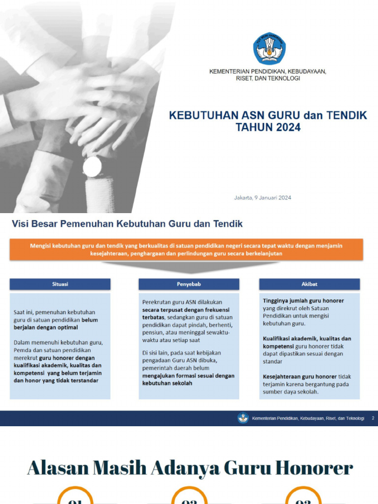 Kemendikbusristek - Formasi PPPK 2024 | PDF