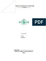 Format Laporan Kunjungan Industri