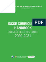 IGCSE Curriculum Handbook 2020-2021-Compressed