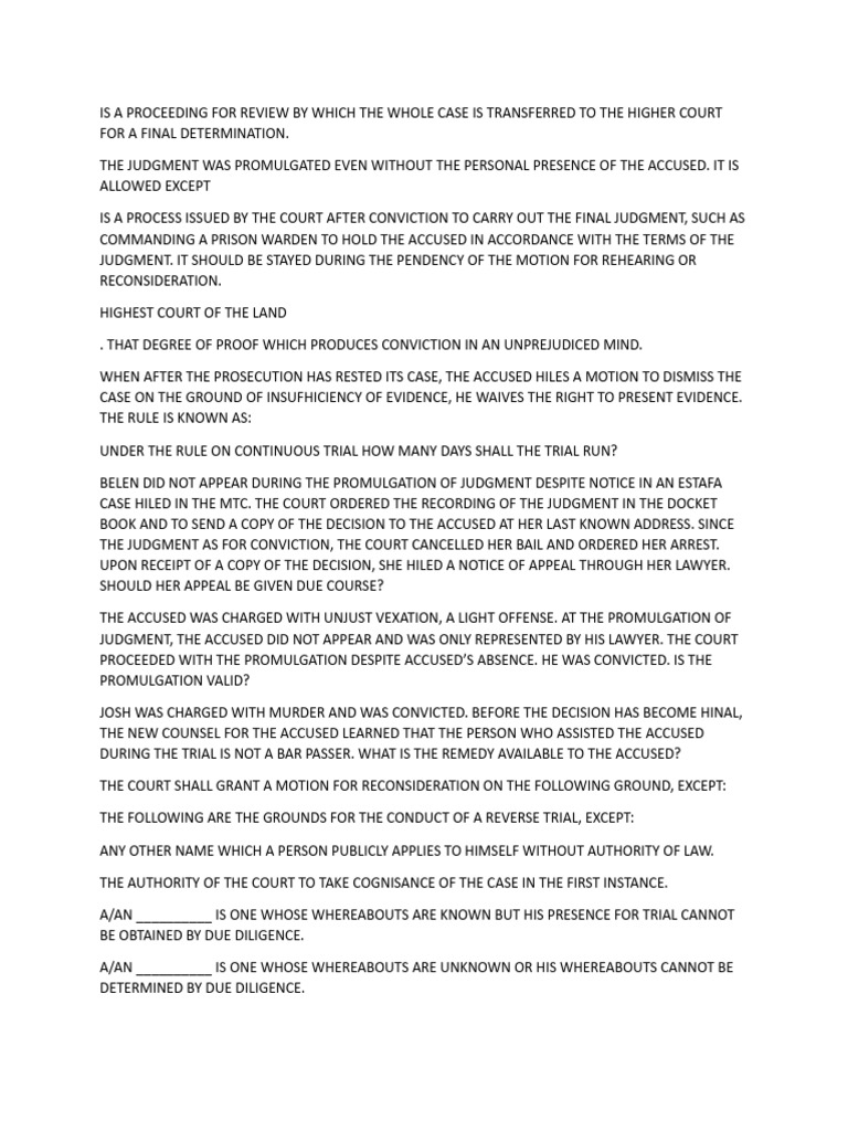 Reviewer Crim Pro Pdf Arrest Search Warrant