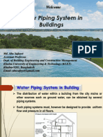 5.0 Water Piping System