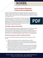 Persona Development Worksheet PDF