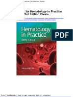 Full Download Test Bank For Hematology in Practice 3rd Edition Ciesla PDF Full Chapter