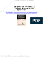 Full Download Test Bank For Social Problems A Down To Earth Approach 10th 0205004164 PDF Full Chapter