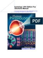 Instant Download Human Physiology 14th Edition Fox Solutions Manual PDF Full Chapter