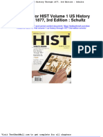 Full Download Test Bank For Hist Volume 1 Us History Through 1877 3rd Edition Schultz PDF Full Chapter