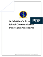 Communication Policy and Procedures