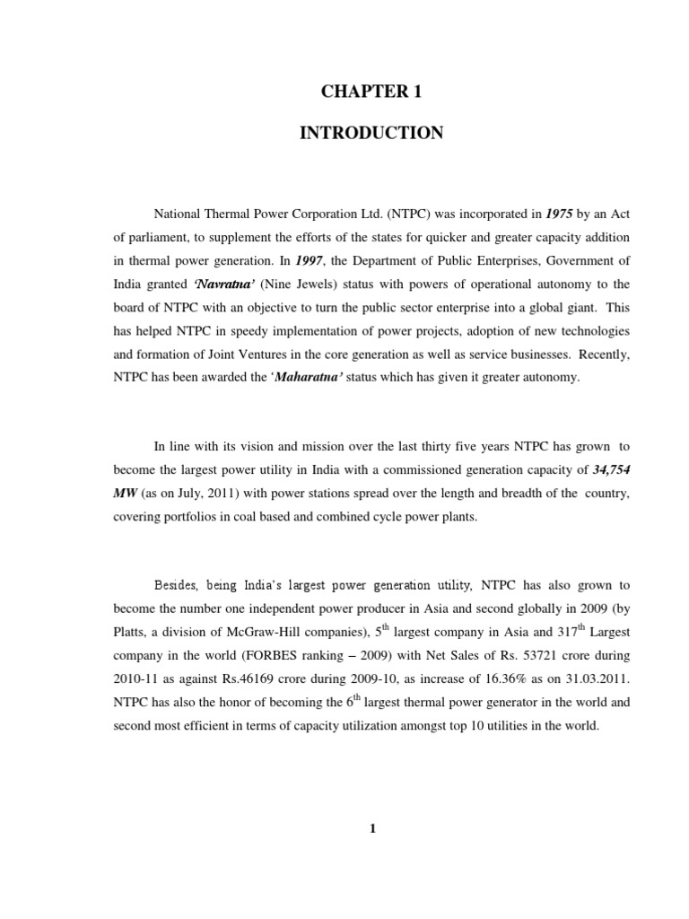 Reports Ntpc Pdf