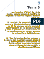 TEMA 8 Iguadad - LGTBI - (III) Plan Igualdad Ayto de Madrid.