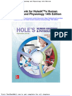 Full Download Test Bank For Holes Human Anatomy and Physiology 14th Edition PDF Full Chapter