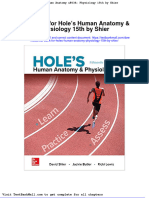 Full Download Test Bank For Holes Human Anatomy Physiology 15th by Shier PDF Full Chapter