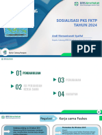 Sosialisasi PKS FKTP Kab. Sidrap Tahun 2024
