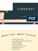 Lenskart: A Presentation by Imran Shaik