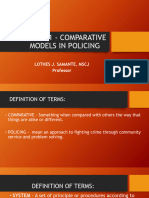 Comparative Police System Reviewer