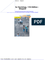 Full Download Test Bank For Sociology 11th Edition Shepard PDF Full Chapter
