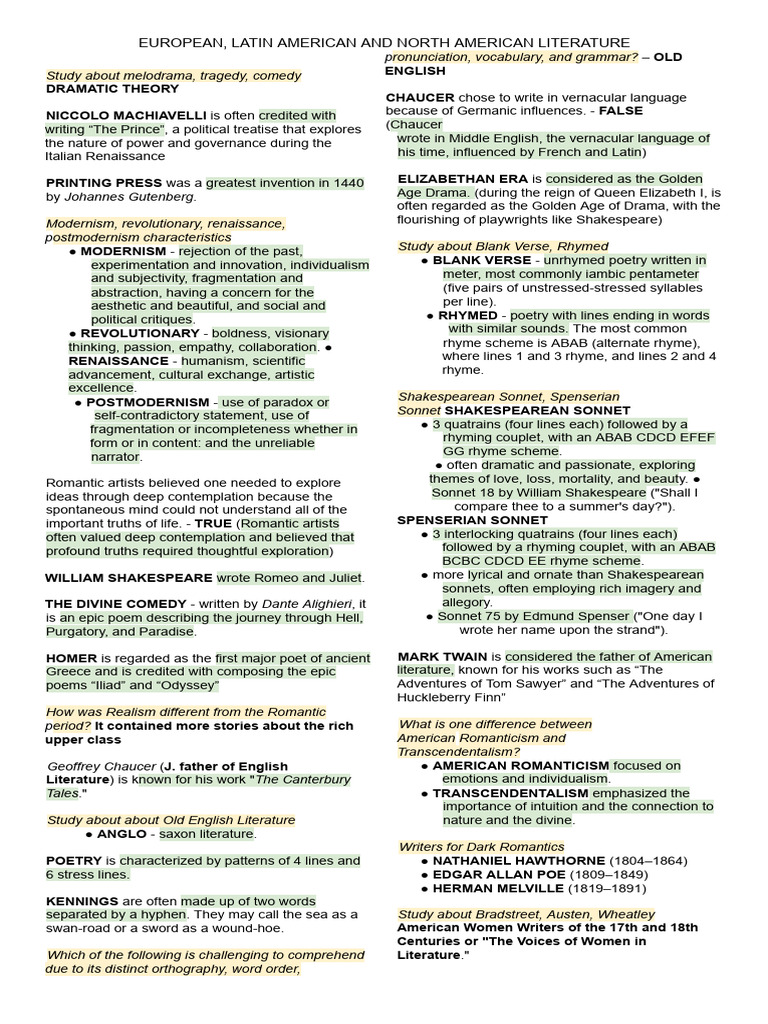 21st reviewer 2nd quarter pdf poetry sonnets