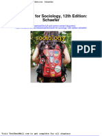 Full Download Test Bank For Sociology 12th Edition Schaefer PDF Full Chapter