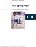 Full Download Test Bank For Sociology A Brief Introduction 13th by Schaefer PDF Full Chapter