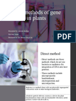 Direct Methods of Gene Transfer in Plants